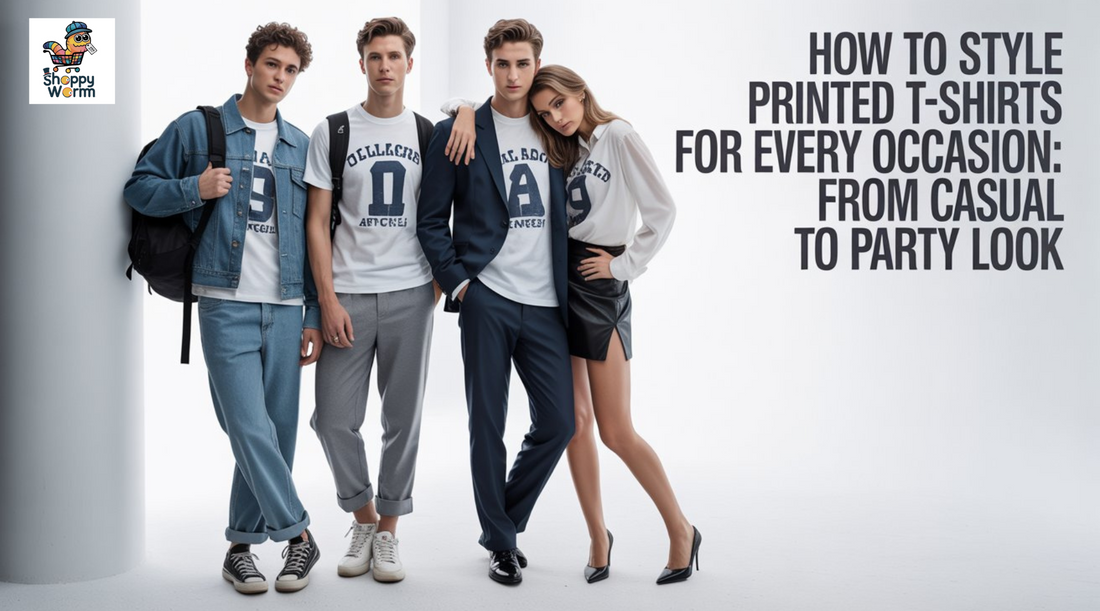 How to Style Printed T-Shirts for Every Occasion