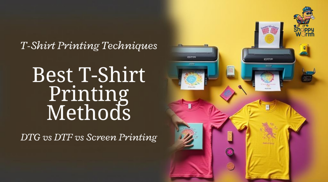 Best T-Shirt Printing Techniques: DTG, DTF vs Screen Printing